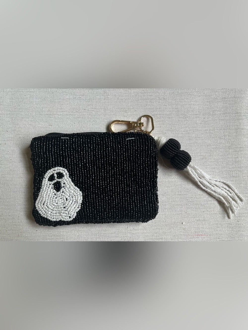NWOT Wandering Moon Glass Beaded Pouch/Mini Bag - Picture 2 of 4
